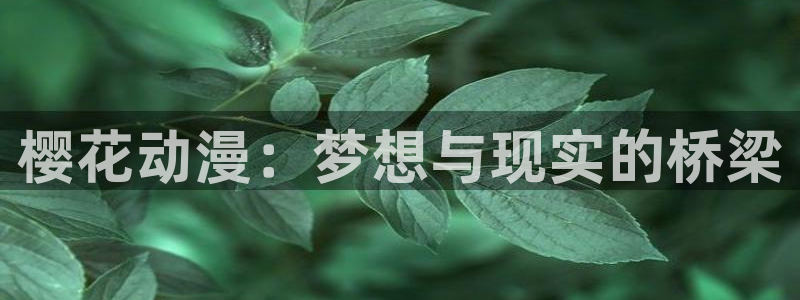 歪歪漫画正版网：樱花动漫：梦想与现实的桥梁