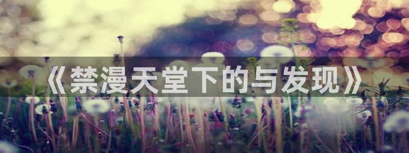 age专注动漫的门户网站：《禁漫天堂下的与发现》
